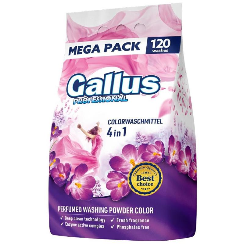 GALLUS Professional 4v1 Prášok na pranie 6,6kg Color (F)